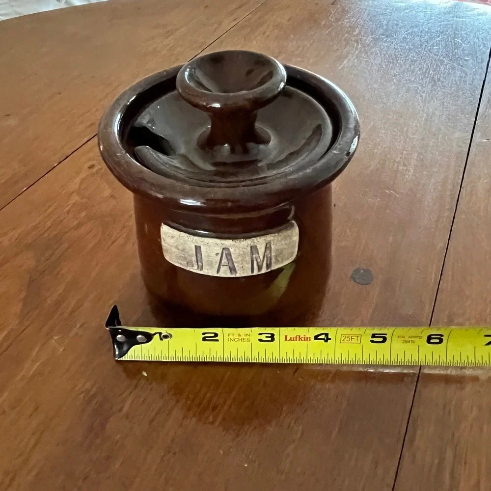 Vintage Stoneware Jam‎ Jar